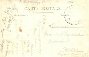 1929 Ohrid, port view with boats. photo (EK)