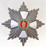 1991. "A Magyar Köztársaság Érdemrend nagykeresztje, polgári tagozat" aranyozott, zománcoz...