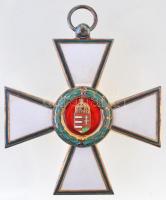 1991. "A Magyar Köztársaság Érdemrend nagykeresztje, polgári tagozat" aranyozott, zománcoz...