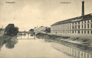 Temesvár, Timisoara; Dohánygyár, Béga folyó. Polatsek kiadása / tobacco factory, Bega riverbank (EK)