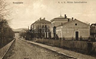 Banja Luka, Banjaluka; K.u.k. Militär Bahndirektion / K.u.k. military Railway Directorate
