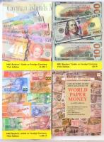 John Aiello: World Paper Money. New Jersey 1992. + MRI Bankers Guide to Foreign Currency (3xklf) 75., 78. és 79. kiadások