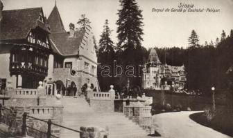 Sinaia, Corpul de Garda si Castelul Pelisor / hotel, Peles castle (fa)