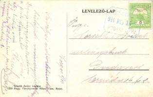 Horgos, utcakép, Kárász-féle árvaház és templom. Donáth Andor kiadása / street view with the orphana...