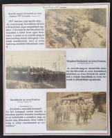 1914-1918 Az I. világháború története. Egyedi összeállítás izgalmas eredeti fotókkal, képeslapokkal,...