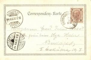 1894 (Vorläufer!) Kyselka, Giesshübl Sauerbrunn; Arsprungsort, Mattoni's Kur und Wasserheilanst...