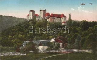 Léka, Lockenhaus; vár. Róth Jenő kiadása / castle (EK)