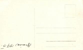 1917 Braila, Military parade with music band. photo