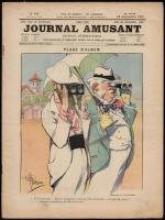 1901 Journal Amusant No. 118, journal humoristique - francia nyelvű vicclap, illusztrációkkal, 16p / French humor magazine