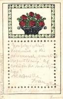 Wiener Werkstätte No. 57. art postcard, unsigned Otto Beran