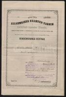 1917 Osztrák-magyar biztosító társaság kötvénye / Insurance bond