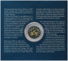 Ciprus 2008. 1c-2E (8xklf) forgalmi sor + 2008. "Ciprus" emlékérem, mind eredeti tokban T:...