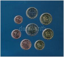 Ciprus 2008. 1c-2E (8xklf) forgalmi sor + 2008. "Ciprus" emlékérem, mind eredeti tokban T:...