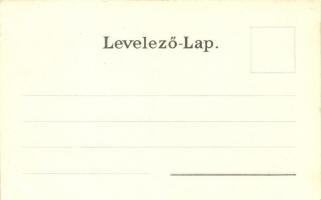 ~1898 Szamos monitor Pozsonynál, Dunai Flottilla. "Bediene dich allein" kiadása. Címeres z...