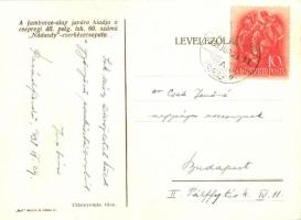 1933 Gödöllő Jamboree. A Jamboree alap javára kiadja a csepregi állami polgári iskola 60. számú Náda...