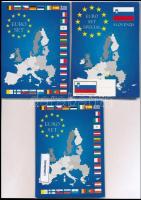 Vegyes: Luxemburg 2004. 1c-2E (8xklf) + Monaco 2001. 1c-2E (8xklf) + Szlovénia 2007. 1c-2E (8xklf) mindhárom forgalmi sor Euro set tokban T:1,1- Mixed: Luxembourg 2004. 1 Cent - 2 Euro (8xdiff) + Monaco 2001. 1 Cent - 2 Euro (8xdiff) + Slovenia 2007. 1 Cent - 2 Euro (8xdiff) all three in Euro set case C:UNC,AU