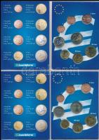 Vegyes: Luxemburg 2004. 1c-2E (8xklf) + Monaco 2001. 1c-2E (8xklf) + Szlovénia 2007. 1c-2E (8xklf) m...