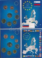 Vegyes: Luxemburg 2004. 1c-2E (8xklf) + Monaco 2001. 1c-2E (8xklf) + Szlovénia 2007. 1c-2E (8xklf) m...