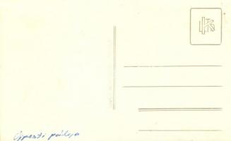 1929 Budapest IV. Újpesti lóversenypálya versenykor. Faragó fényképész, photo