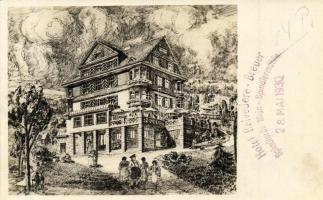 1930 Spindleruv Mlyn, Spindlermühle; Hotel Belvedere-Breuer (Rb)