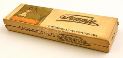 Tennis bolgár cigaretta, eredeti csomagolásában, bontott, de teljes doboz