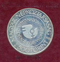 1984. 500Ft Ag Nők évtizede eredeti tokban, tanúsítvánnyal T:1(PP) Adamo EM77