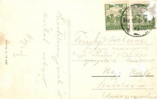 Versec, Vrsac; Városház utca, Hitelbank, G. Flórián és fiai és Győri Mór üzlete / Stadthausgasse / t...