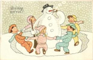 24 db modern színes üdvözlőlap: 8 db újévi, 8 db karácsonyi, 8 db húsvéti / 24 modern colorful greet...