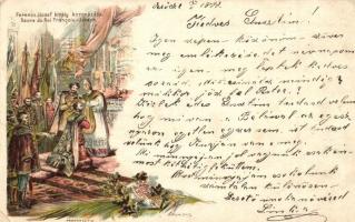 2 db RÉGI motívumlap az Ezredéves Országos Kiállítás díjjegyes sorozatából. 2kr címlet / 2 pre-1945 ...