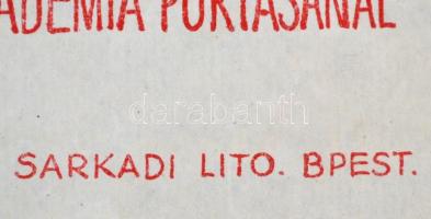 cca 1947 Ziegfeld Brothers amerikai szimfonikus jazzorgona hangverseny a Zeneakadémián, plakát, jelz...