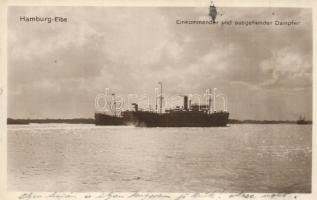 4 db régi hajó motívumlap / 4 pre-1945 ship motive cards