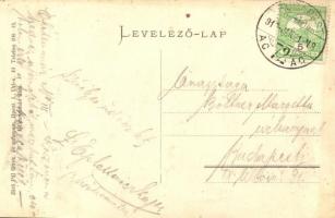 Budapest VIII. Bronner Miksa Simplon Nagy Kávéháza, belső biliárd asztalokkal. József körút 8