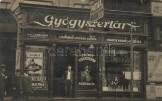 1926 Budapest VIII. Zrínyi Gyógyszertár. József körút 10. photo