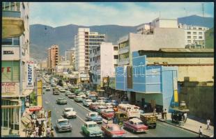 A  Vasas labdarúgócsapat tagjai által aláírt képeslap Venezuelából. (Rupp, Sas, Rozsnyó, Molnár, Sze...