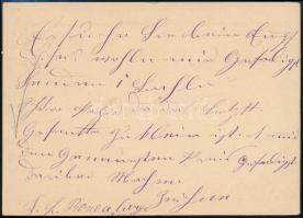 1872 2kr díjjegyes levelezőlap / PS-card "KOPRIVNICA" vakbetét a bélyegzésben (Gudlin 300 ...