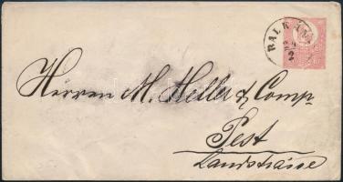 1871 5kr díjjegyes boríték / PS-cover "BALKÁNY" (Gudlin 200 p)
