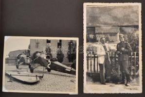 cca 1942 Reichsarbeitsdienst RAD és katonasági szolgálat. Birodalmi  katonák emlékalbuma. 33 db fény...