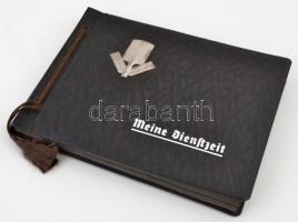 cca 1942 Reichsarbeitsdienst RAD és katonasági szolgálat. Birodalmi  katonák emlékalbuma. 33 db fény...