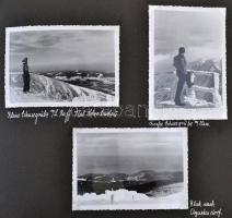 cca 1938-39 Katonai szolgálat. Birodalmi katona emlékalbuma. 114 db fénykép bőr albumban részletesen...