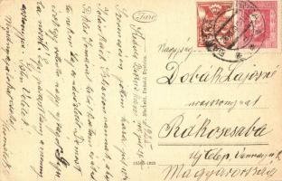 Besztercebánya, Banska Bystrica; M. kir. állami kereskedelmi iskola, református leányiskola / school...