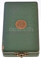 1944. "Bronz Polgári Honvédelmi Érdemkereszt" Br kitüntetés, kissé kifakult szalagon, ered...