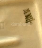 Zsolnay porcelán bagoly, kézzel festett, jelzett, hibátlan, m: 16,5 cm