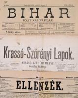1883 Vegyes erdélyi lapok, 3 db: 

Ellenzék. Politikai és társadalmi napilap. Kolozsvár. IV. évf. ...