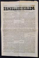 1882 Érmelléki Híradó. Társadalmi vegyestartalmu hetilap. I. évf. 2. sz.(mutatványszám), 1882. Julius 12. Szerk.: Hamvay Ferenc. Székelyhíd, Tóth Lajos-ny., korabeli reklámokkal, 4 sztl. lev. A lap Székelyhídon jelent meg, Hamvay Ferenc szerkesztésében 1882-1889 (?) között.