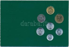 1989-1990. 10f-10Ft (7xklf) forgalmi sor karton lapon T:1,1-