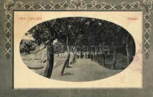 Ada Kaleh - 3 db régi városképes lap, vár / 3 pre-1945 town-view postcards, castle