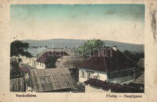 Várdotfalva, Vardotfalau (Csíkszereda, Miercurea Ciuc); Fő utca, Groszberg Náthán üzlete / main street, shop (EK)