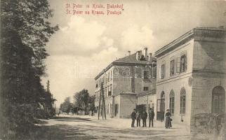 Pivka, St. Peter in Krain, San Pietro del Carso; Postaja / Bahnhof / railway station