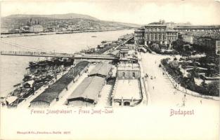 Budapest, Ferenc József híd és rakpart