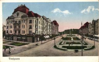 Temesvár, Timisoara; Löffler palota. Galambos kiadása / palace - képeslapfüzetből / from postcard booklet (EK)